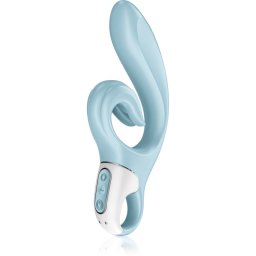 Satisfyer Love ME vibrator with clitoral stimulator Blue 22 cm