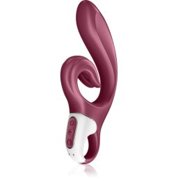 Satisfyer Love ME vibrator with clitoral stimulator Red 22 cm