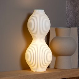 Lucide Momoro porcelain table lamp, 40 cm