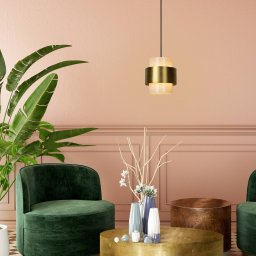 Lucide Firmin glass pendant light, Ø 20 cm