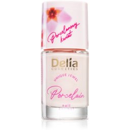 Delia Cosmetics Porcelain Nail Polish 2-in-1 shade 04 Beige 11 ml