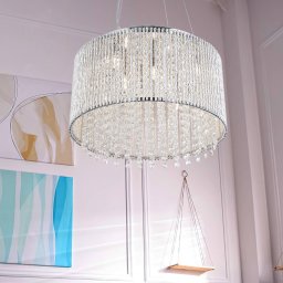 Searchlight Elise II pendant light, 8-bulb