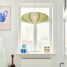 Nordlux Villo 60 paper lampshade Ø 60cm, height 25cm, green