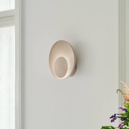 Nordlux Marsi LED wall light with a cable/plug, beige
