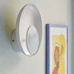 Nordlux Marsi LED wall light with a cable/plug, white