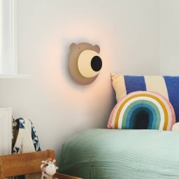 Nordlux Bruna Bear wall light with a cable and a plug