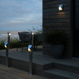 Nordlux Pontio Garden path light height 85 cm, galvanised