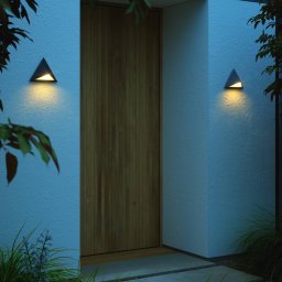 Nordlux Konit outdoor wall light plastic, black