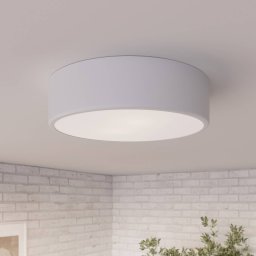 TEMAR LIGHTING Cleo ceiling light, Ø 30 cm, IP20, white, metal, E27