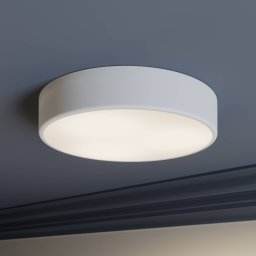 TEMAR LIGHTING Cleo ceiling light, Ø 40 cm, IP20, white, metal, E27