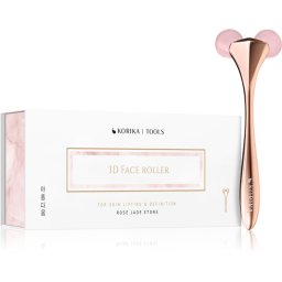 KORIKA Tools 3D Face Roller Rose Jade Stone Massage Roller for the face Rose Jade Stone