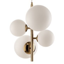 ALDEX Dione pendant light, 4-bulb, gold