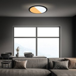 Briloner 3767015 LED ceiling lamp CCT switch IP44 black