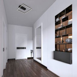 Briloner 3771 LED ceiling light in a frame shape, black