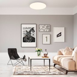 Briloner LED ceiling light Ekos, sensor, Ø 35 cm