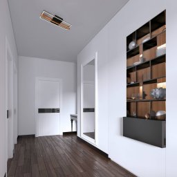 Briloner 3777015 LED ceiling light rectangle wooden element