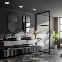 Briloner 7597 LED recessed spot 3-set IP65 4,000 K chrome