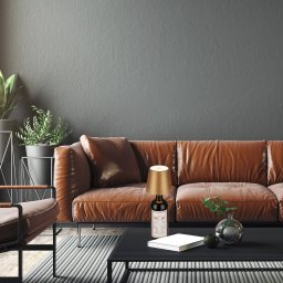 Briloner LED battery bottle light IP44 with a dimmer, gold