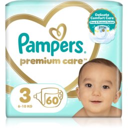 Pampers Premium Care Size 3 disposable nappies 6-10 kg 60 pc