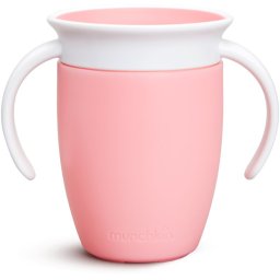 Munchkin Miracle 360° training cup with handles Pink 6 m+ 207 ml