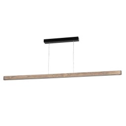 Envostar Lineo LED pendant light pine grey 135cm