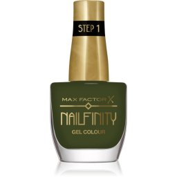 Max Factor Nailfinity Gel Colour Gel Nail Varnish without UV/LED Sealing shade 595 Green Room 12 ml