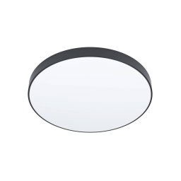 EGLO Zubieta-A LED ceiling lamp, black, Ø45cm