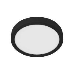 EGLO Fueva 5 LED ceiling lamp IP44 4000K black Ø 28.5cm