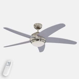 Westinghouse Bendan fan with light, silver