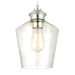 Westinghouse 6205540 hanging light, clear glass