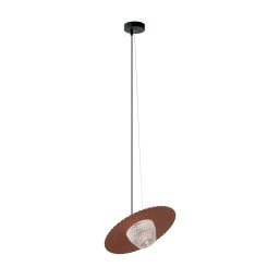 Viokef Carmen pendant light, one-bulb, coffee
