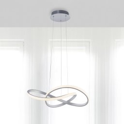 JUST LIGHT. GmbH LED pendant light Maria, 3-step dimmable, aluminium