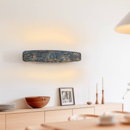 Quitani Lysia LED wall light, oxidised/black