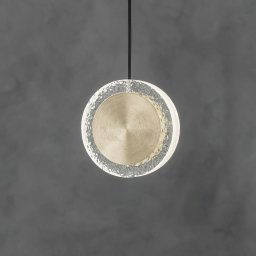 Sil-Lux Yo-Yo A LED pendant light, 1-bulb, gold