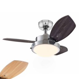 Westinghouse Wengue ceiling fan, E14 light