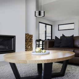 Helestra Oda LED pendant light, black