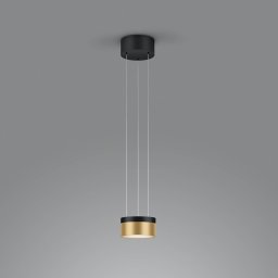 Helestra Oda LED pendant light black/gold