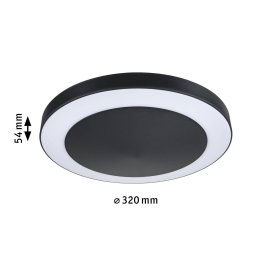 Paulmann Circula sensor ceiling, 830 anthracite