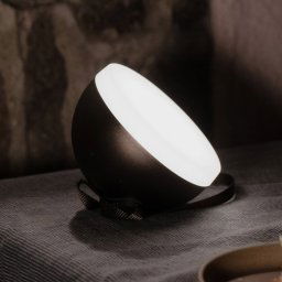 New Works Sphere LED rechargeable light IP67 dark bronze