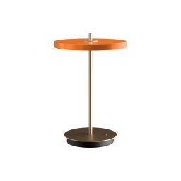 UMAGE LED table lamp Asteria Move, orange/brass 31 cm