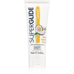 HOT Superglide lubricant gel flavoured Coconut 75 ml