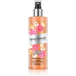 Bruno Banani Sweet Fantasy Rose & Popcorn Scented Body Spray for body and hair W 250 ml