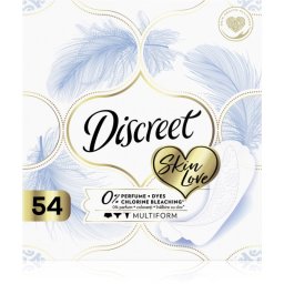 Discreet Multiform Skin Love panty liners 54 pc