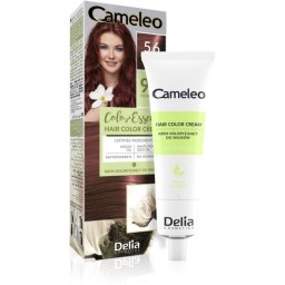 Delia Cosmetics Cameleo Color Essence Hair Color in a tube shade 5.6 Mahogany Brown 75 g