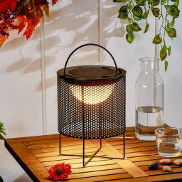 Lindby LED patio light Achilleas, RGBW, black