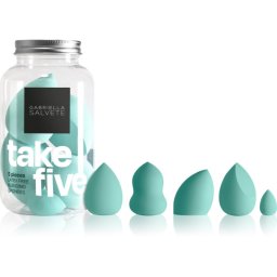 Gabriella Salvete Tools Take Five Applicator Set for the face shade Light Green