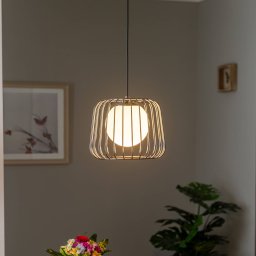 Lucea Ladore pendant light Ø 27 cm, black chrome