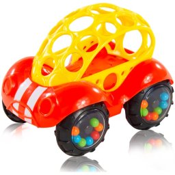 Oball Rattle & Roll toy car for children Red 3m+ 1 pc
