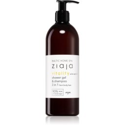 Ziaja Baltic Home Spa Vitality Shower Gel for face, body and hair 500 ml