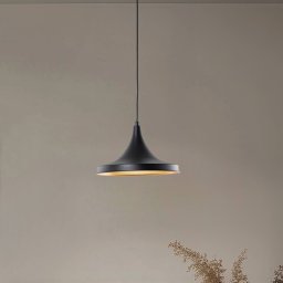 Opviq Pendant light Berceste 193-S Ø30cm black/gold